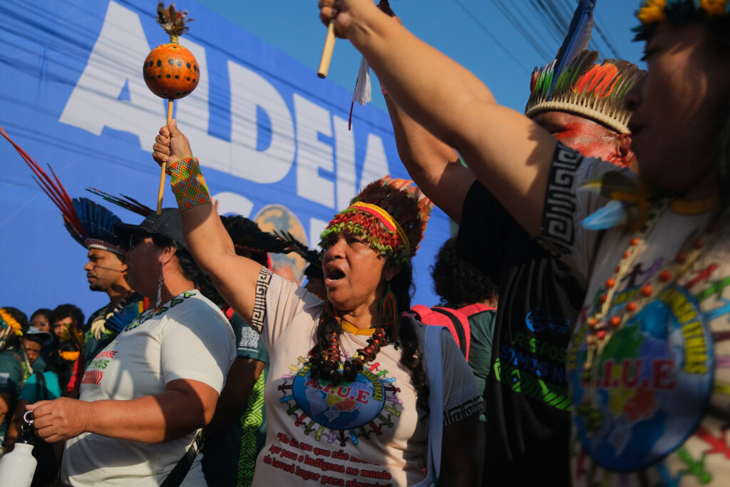 ''Yerli, yerel toplulukların örneğin köylülerin, hatta biyoçeşitlilikle ve özel coğrafyalar ya da ekosistemlerle birlikte anılan toplulukların, taraflar konferanslarında yeri var. Türkiye de kendi toplumunun, kendi halkının çevre ve ekoloji mücadelesindeki durumunu ortaya koyabilecek pavilyonlara, etkinliklere, çalıştaylara kesinlikle izin vermeli; engel olmamalı.'' (Fotoğraf: UN Climate Change - Diego Herculano)